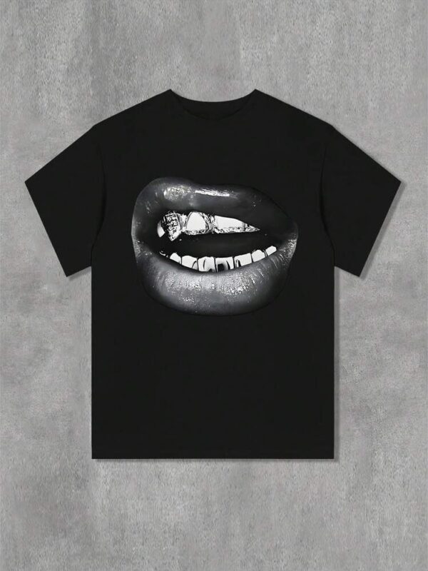 T-shirt Timeless Lips Tee BLACK