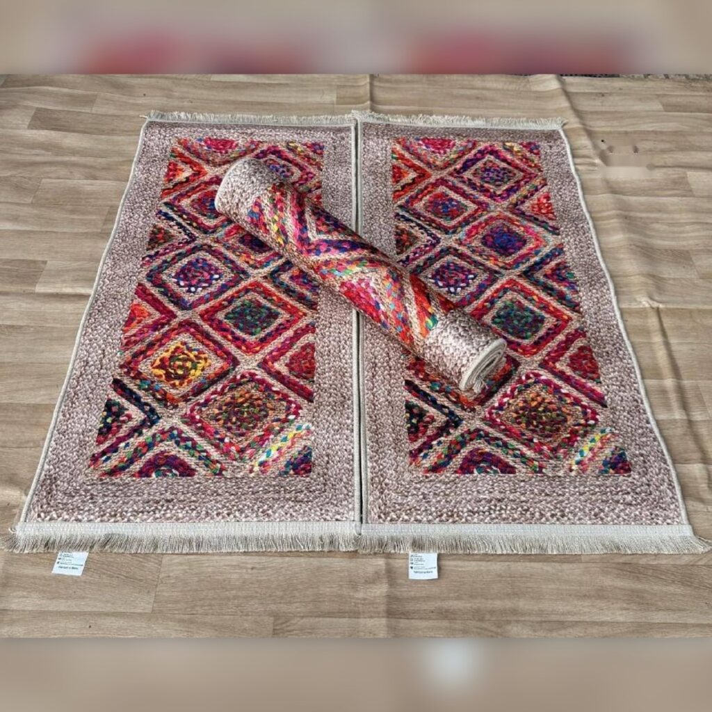 Lot de 3 tapis 3D pour chambre - طقم زرابي 3D لغرفة النوم 3 قطع