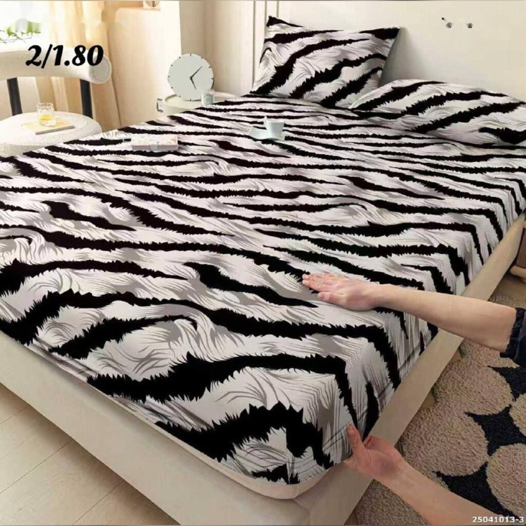 Parure drap-housse 3 pièces 200×180 cm - ليزار لاستيك 3 قطع 200×180