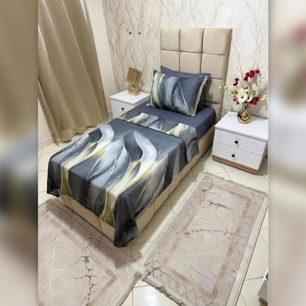 Parure de draps 4 pièces 1 place - ليزار 4 قطع لسرير فردي