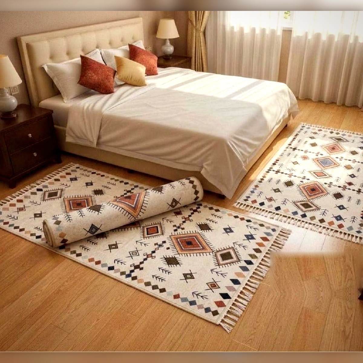Tapis 3D pour chambre à coucher, lot de 3 Modèle 12 - زرابي 3D لبيت النعاس 3 قطع
