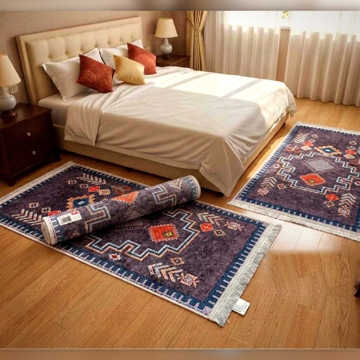 Tapis 3D pour chambre à coucher, lot de 3 Modèle 20 - زرابي 3D لبيت النعاس 3 قطع