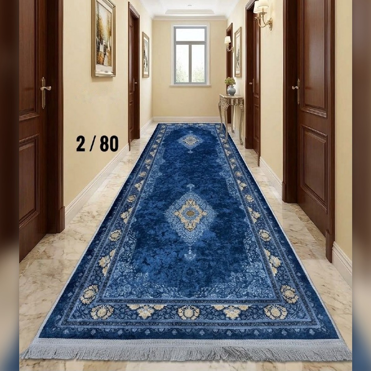 Tapis de couloir 3D 200×80 cm - زربية ممر 3D بألوان جديدة 200×80